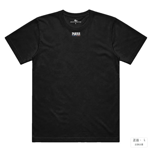 PURR|涼感排汗機能衫 黑色 正面