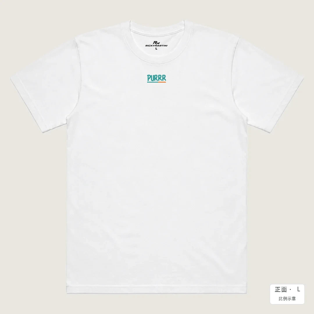 PURR|涼感排汗機能衫 白色 正面