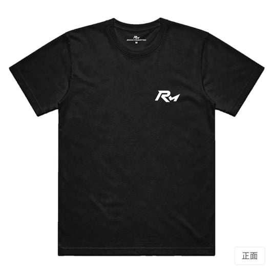 RickyMartini × RickyMartini 設計｜RM｜機能排汗T恤 黑色 正面
