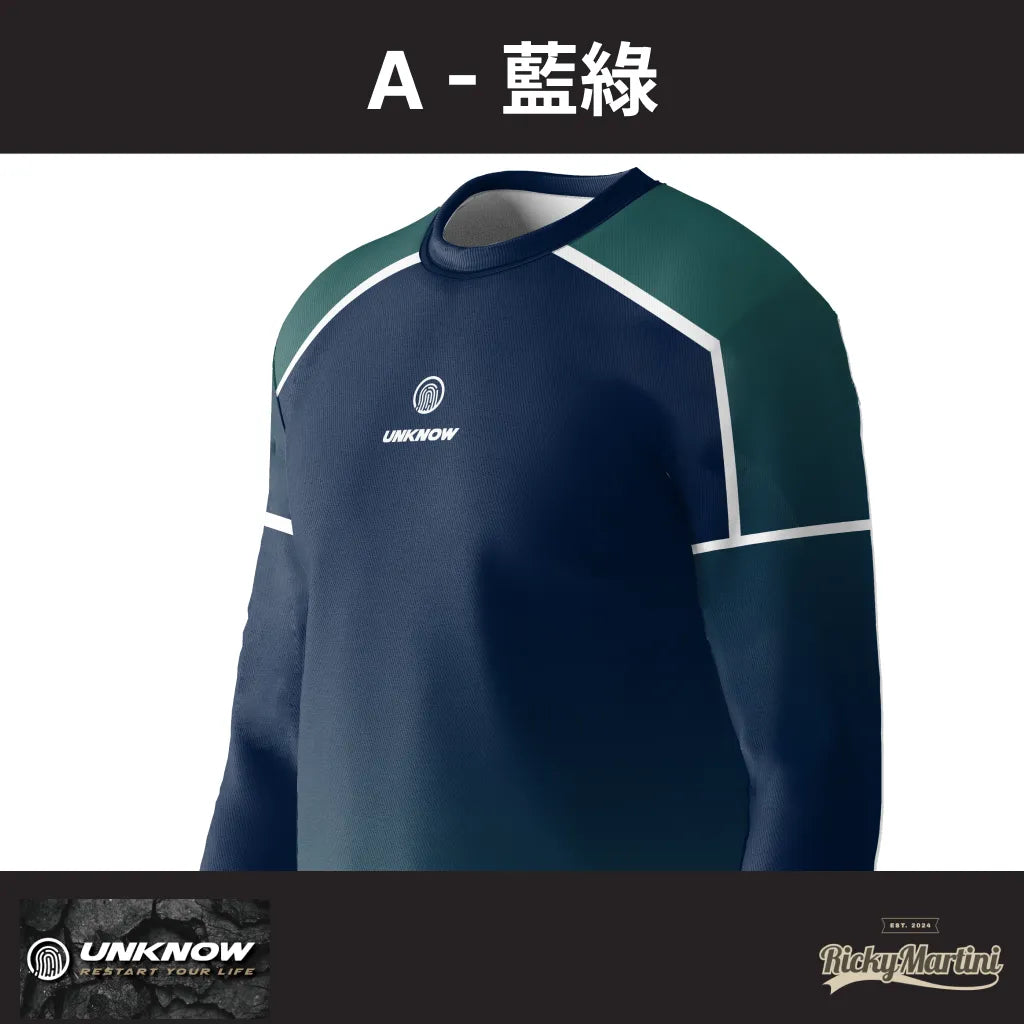 UNKNOW 熱身衣長袖運動衫