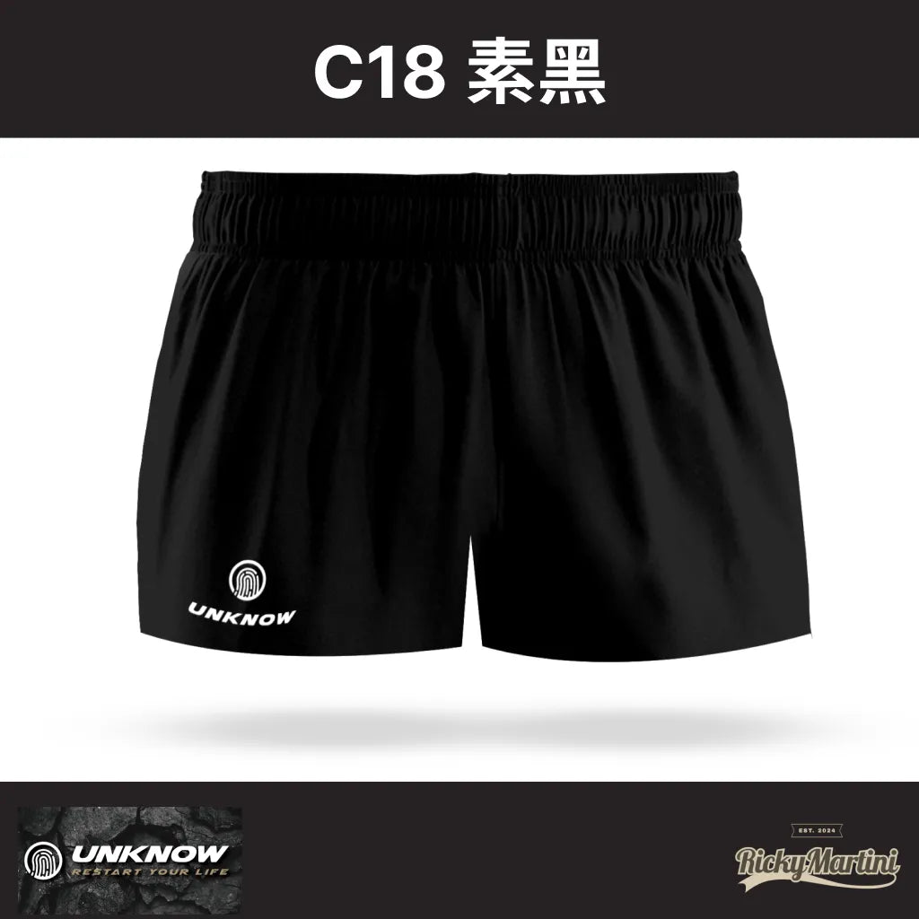 UNKNOW-UNKNOW 短褲短版運動褲-運動服飾