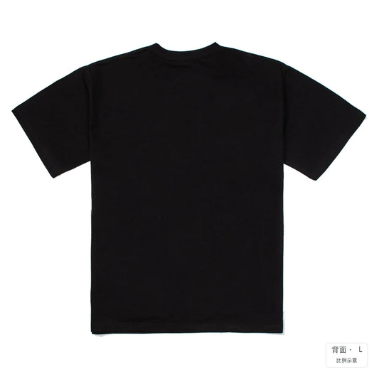 Yes,I do｜240g 重磅落肩棉T 黑色 背面