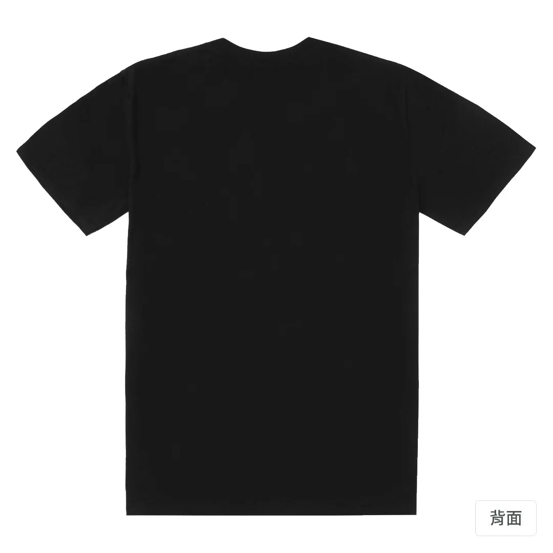 諧教 004｜逃猿人（深色衣款）｜180g 精梳棉圓筒T 黑色 背面