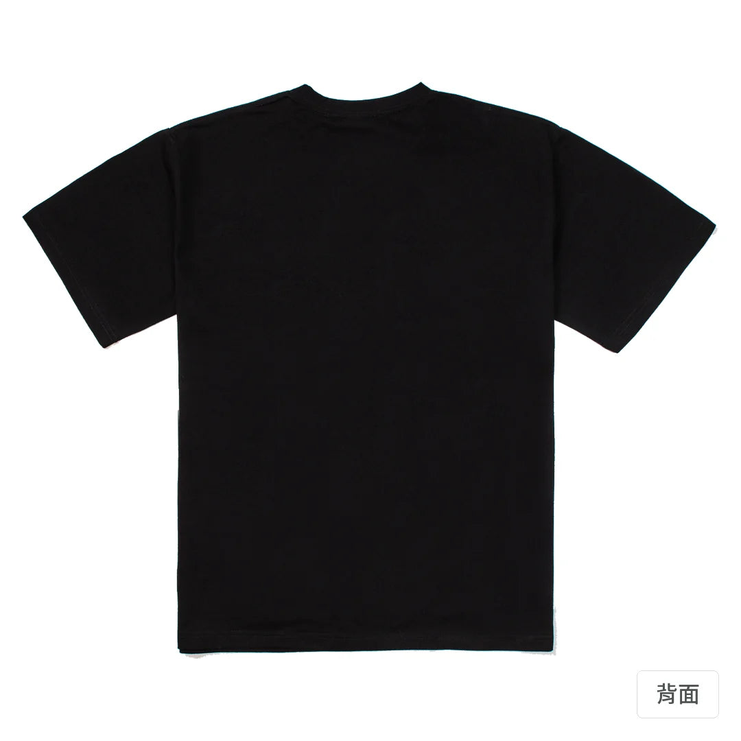 諧教 016｜媽祖人（深色衣款）｜240g 重磅落肩棉T 黑色 背面