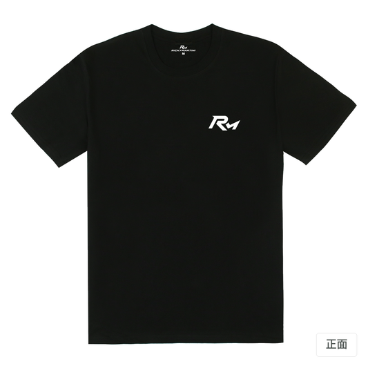 RM｜180g 精梳棉圓筒T 黑色 正面