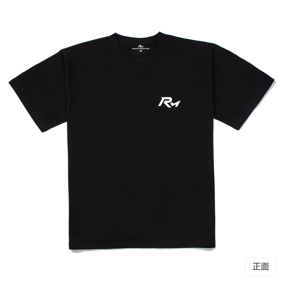 RM｜240g 重磅落肩棉T 黑色 正面