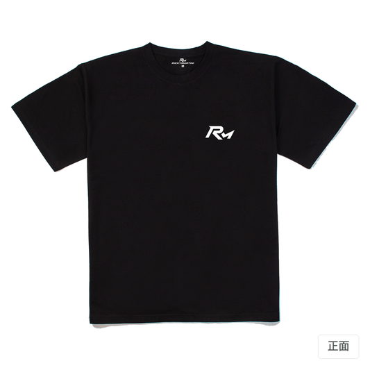 RM｜240g 重磅落肩棉T 黑色 正面