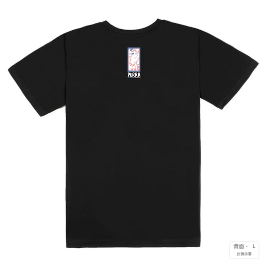 PURR｜涼感排汗機能衫 黑色 背面