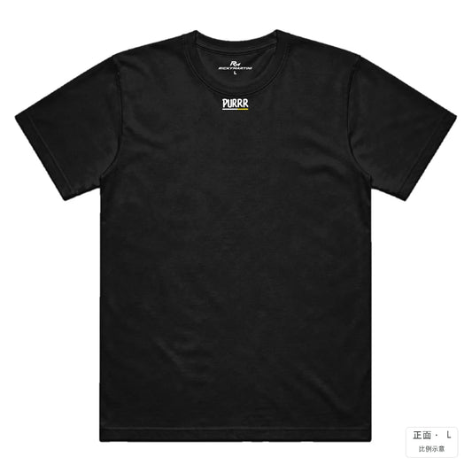 PURR｜涼感排汗機能衫 黑色 正面