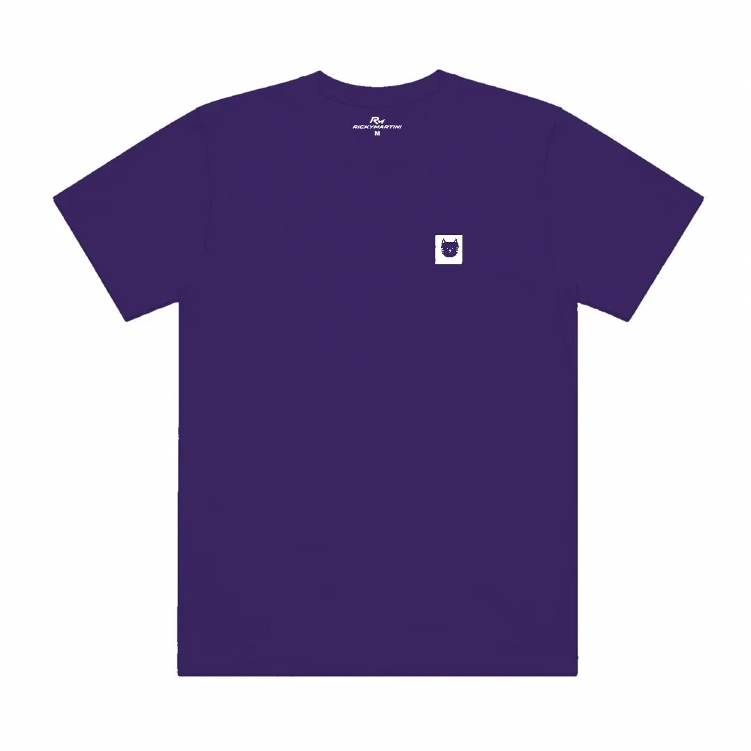 愛貓那派｜涼感排汗機能衫 深紫色 正面