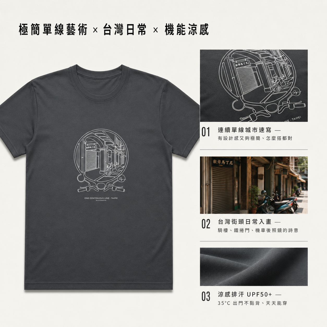 自有設計 No.005 — One Line Taipei 單線速寫（連續單線城市速寫） 產品價值