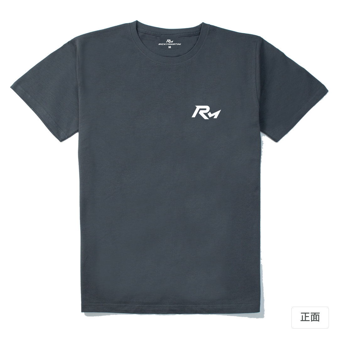 RM｜210g 精梳棉T 暗夜灰 正面