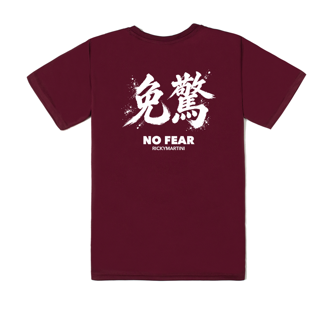 敘事系列 No.010 — NO FEAR 免驚 酒紅 T 恤