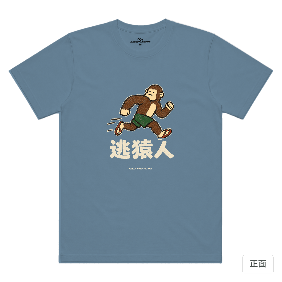 諧音系列 004｜逃猿人 星空灰 正面
